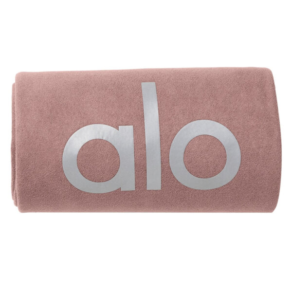 Alo Yoga Grounded No-Slip Mat Towel, Hot Pink, One size 